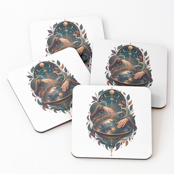 Item preview, Handpan Music Art - Bohemian Sound Wave Design designed and sold by UrbanCanvvas.