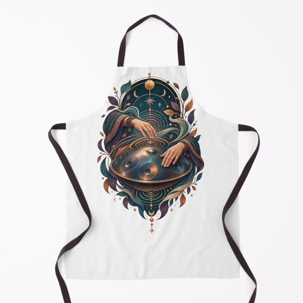 Item preview, Handpan Music Art - Bohemian Sound Wave Design designed and sold by UrbanCanvvas.