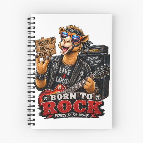 Item preview, Rock n Roll Funny Rock Music Camel - Cool Music Graphic Camel T-Shirt designed and sold by Camel & Quirk.