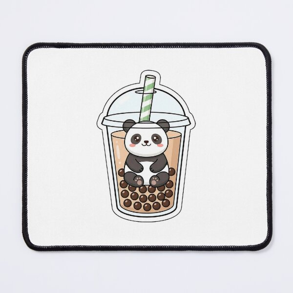 Item preview, Boba Bubble Tea Panda - Cute Chubby Animal Drink Sticker designed and sold by SimpleP.