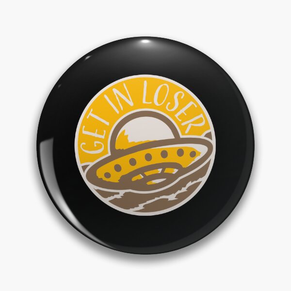 Item preview, Ufo Alien Get In Loser Funny Abduction Quote Logo designed and sold by shirt-o-mat.
