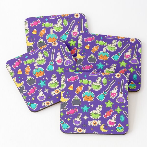 Item preview, Cute Spooky Halloween Pattern - Witch Aesthetic Pastel Goth Gift designed and sold by SplashTastic.
