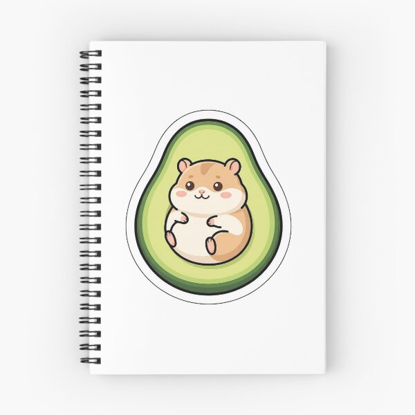 Item preview, Avocado Hamster Pit - Cute Healthy Food Rodent Sticker designed and sold by SimpleP.