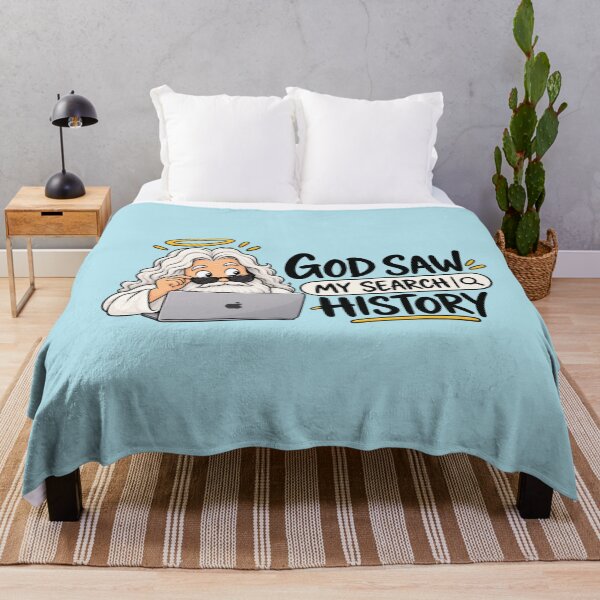 Item preview, God Saw My Search History memes designed and sold by StickyDelights.