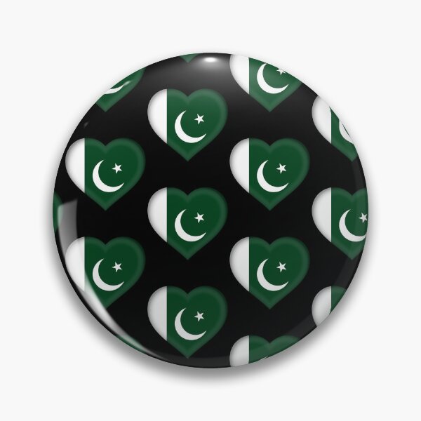 Item preview, Pakistani Flag Heart 3D Pakistani Love Gift Design designed and sold by yazdogs.