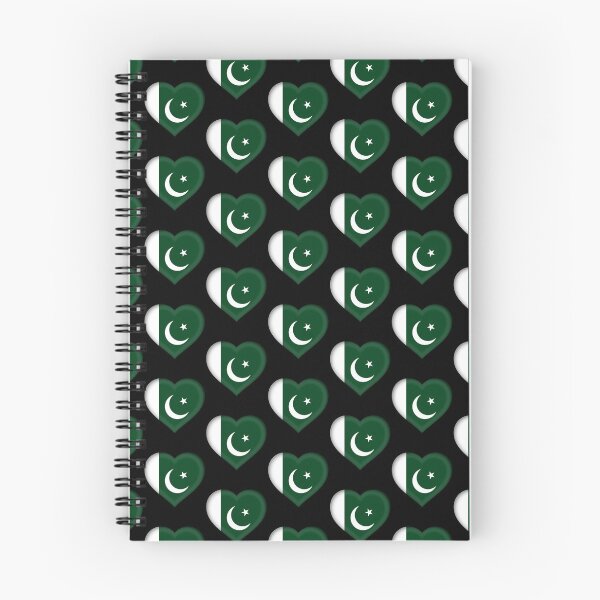 Item preview, Pakistani Flag Heart 3D Pakistani Love Gift Design designed and sold by yazdogs.