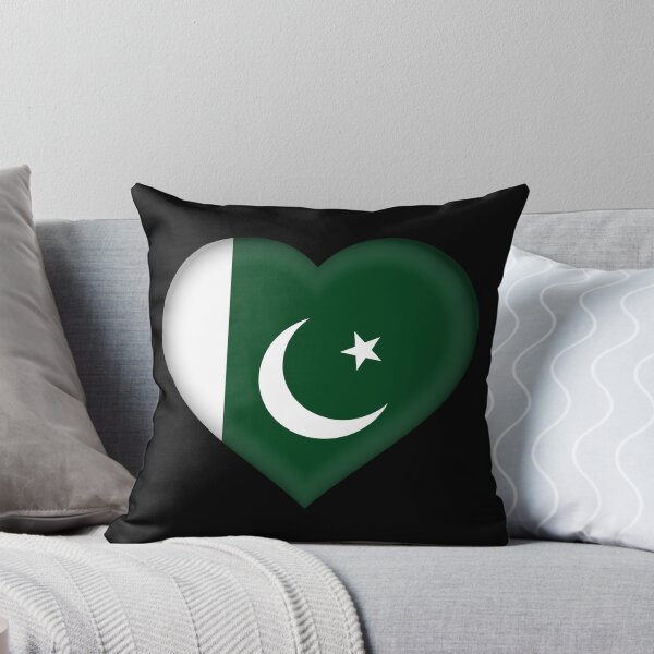 Item preview, Pakistani Flag Heart 3D Pakistani Love Gift Design designed and sold by yazdogs.