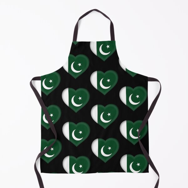 Item preview, Pakistani Flag Heart 3D Pakistani Love Gift Design designed and sold by YAZ.