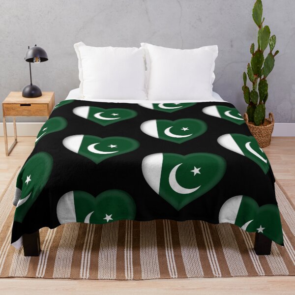 Item preview, Pakistani Flag Heart 3D Pakistani Love Gift Design designed and sold by yazdogs.