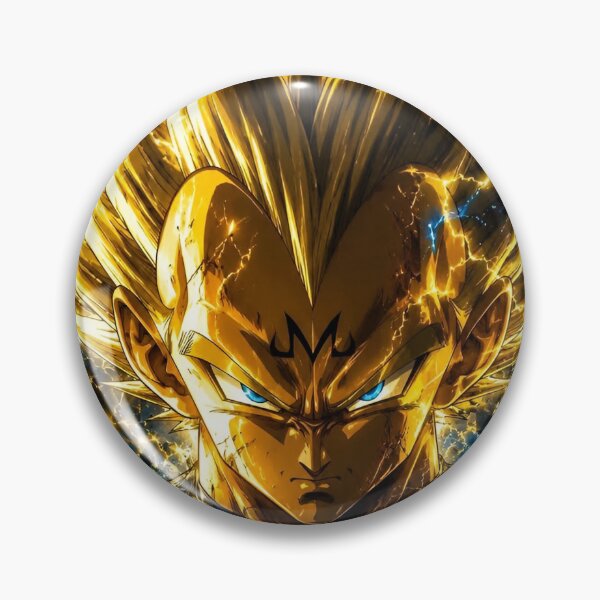 Item preview, Golden Lightning Warrior – Powerful Electric Anime Inspired Art designed and sold by Dyan4.