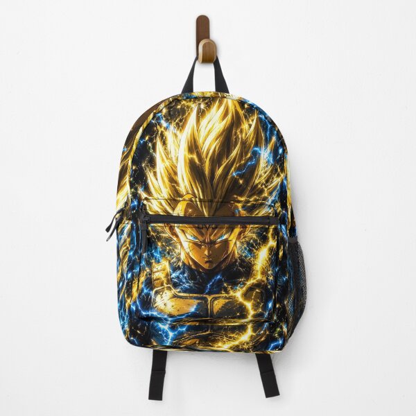 Item preview, Golden Lightning Warrior – Powerful Electric Anime Inspired Art designed and sold by Dyan4.