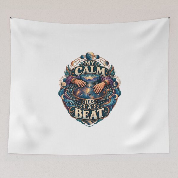 Item preview, Handpan Lover Gift - My Calm Has a Beat designed and sold by UrbanCanvvas.