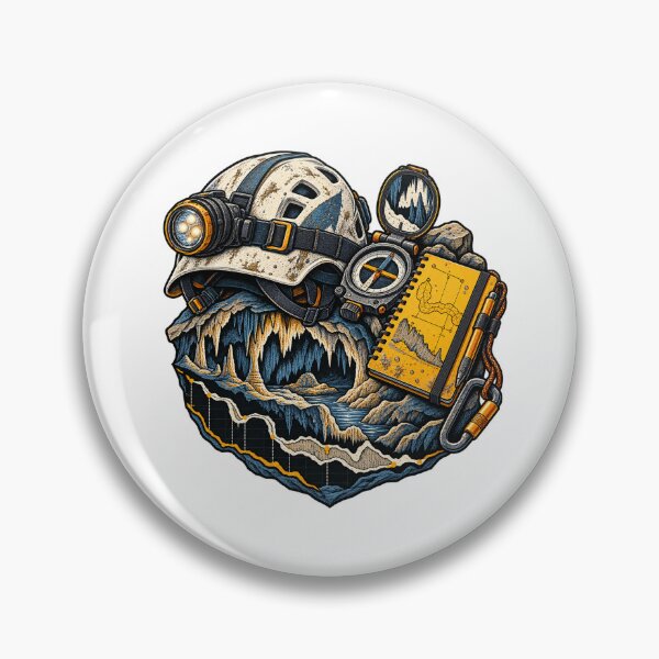 Item preview, Cave Surveyor Gift - Helmet Compass and Field Notes designed and sold by UrbanCanvvas.
