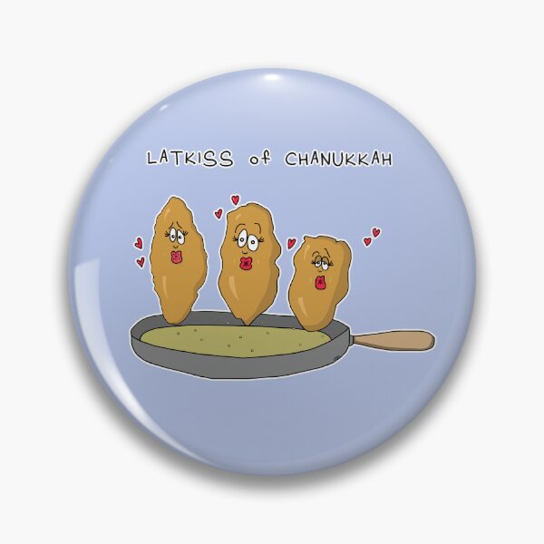Item preview, Funny Latkiss of Chanukkah Sticker | Cute Hanukkah Potato Pun designed and sold by MyxaART.