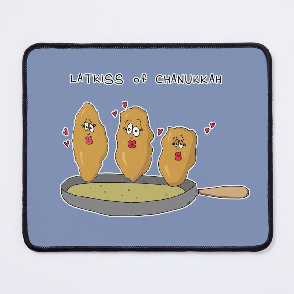 Item preview, Funny Latkiss of Chanukkah Sticker | Cute Hanukkah Potato Pun designed and sold by MyxaART.