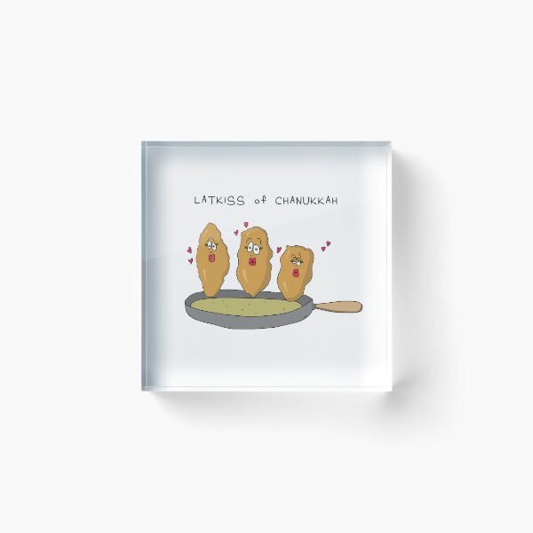 Item preview, Funny Latkiss of Chanukkah Sticker | Cute Hanukkah Potato Pun designed and sold by MyxaART.