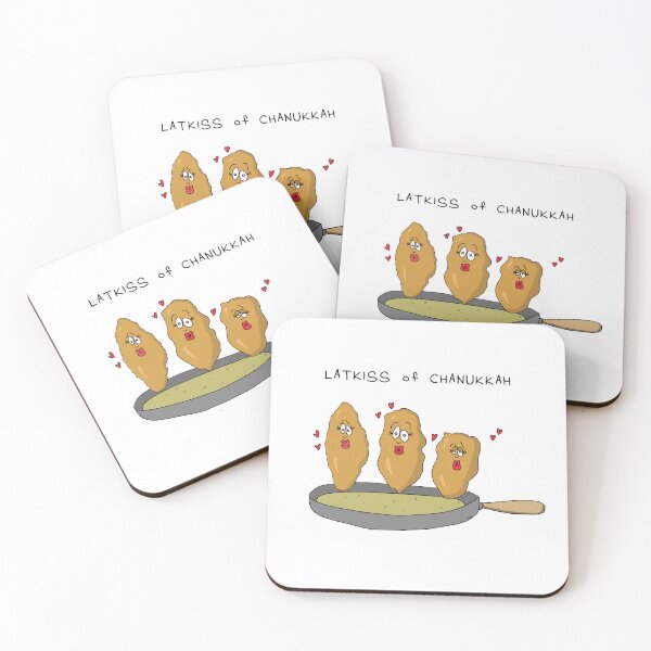Item preview, Funny Latkiss of Chanukkah Sticker | Cute Hanukkah Potato Pun designed and sold by MyxaART.