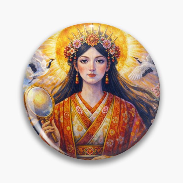 Item preview, La divina Amaterasu: una pintura de la mitología japonesa. designed and sold by GalleryKauffeld.