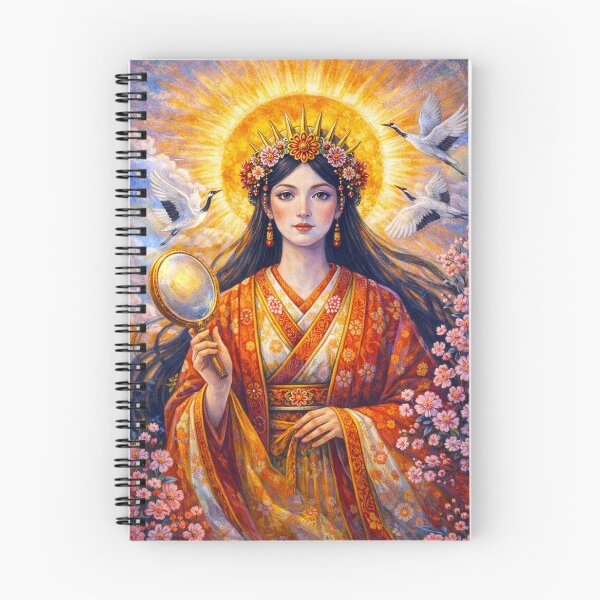 Item preview, Divine Amaterasu – A Japanese Mythology Painting designed and sold by GalleryKauffeld.
