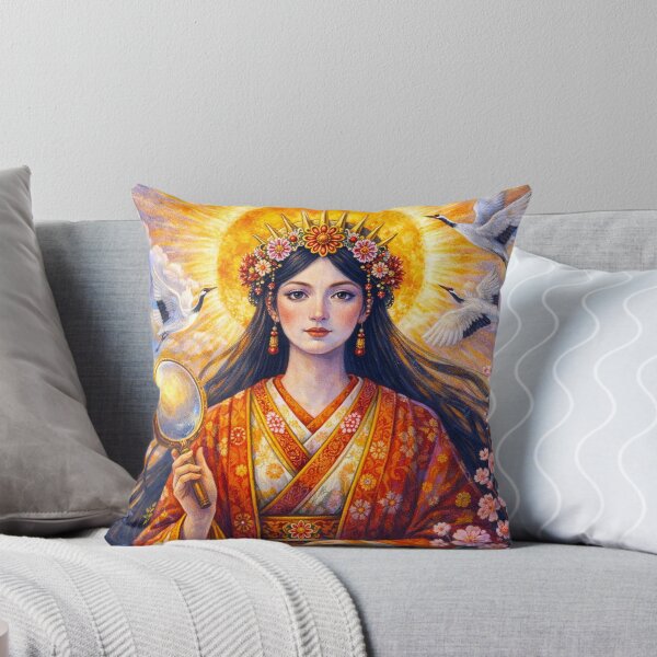 Item preview, Divine Amaterasu – A Japanese Mythology Painting designed and sold by GalleryKauffeld.