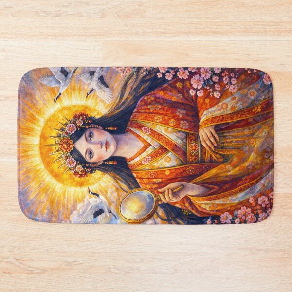 Item preview, Divine Amaterasu – A Japanese Mythology Painting designed and sold by GalleryKauffeld.