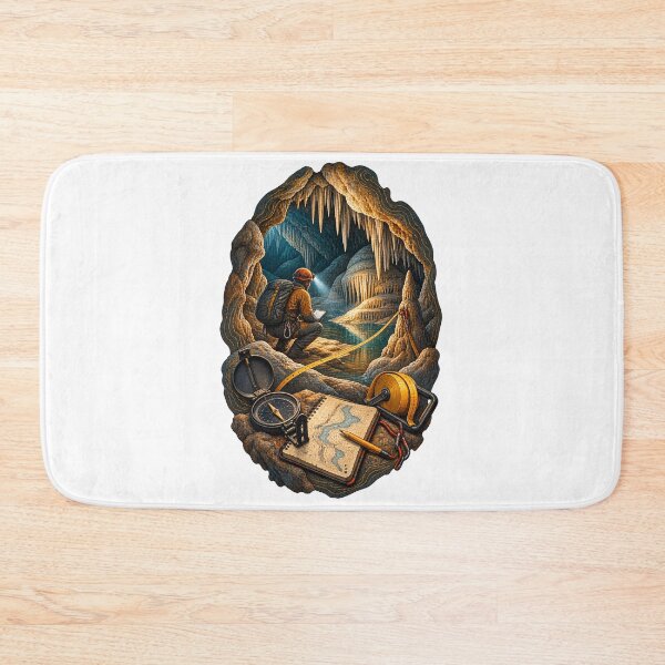 Item preview, Caving Survey Art - Underground Mapping Expedition designed and sold by UrbanCanvvas.