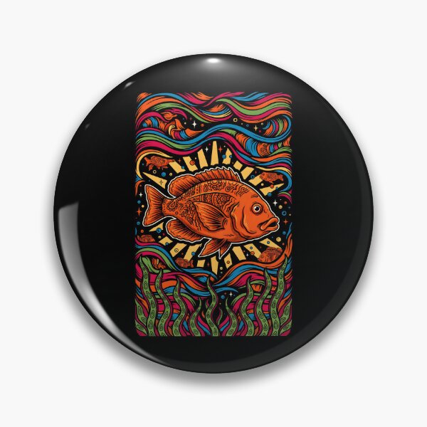 Item preview, Garibaldi Fish California Ocean Kelp Forest Marine Biology designed and sold by Redgiant87x.