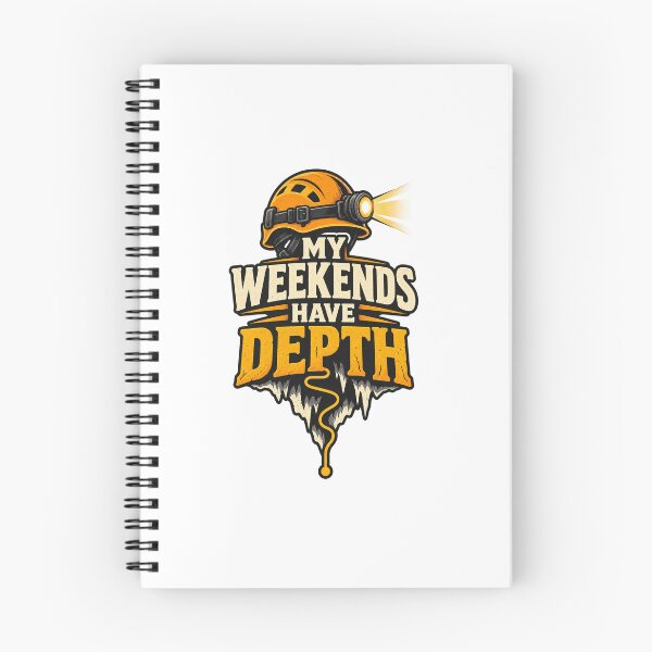 Item preview, My Weekends Have Depth - Funny Caver Gift designed and sold by UrbanCanvvas.