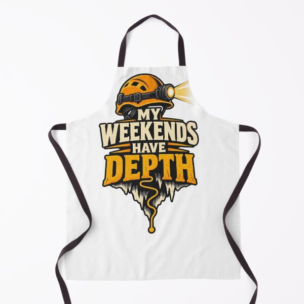 Item preview, My Weekends Have Depth - Funny Caver Gift designed and sold by UrbanCanvvas.
