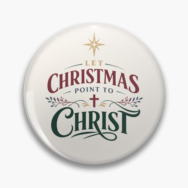 Item preview, Let Christmas Point to Christ Holiday Typography  designed and sold by stylishdzign.