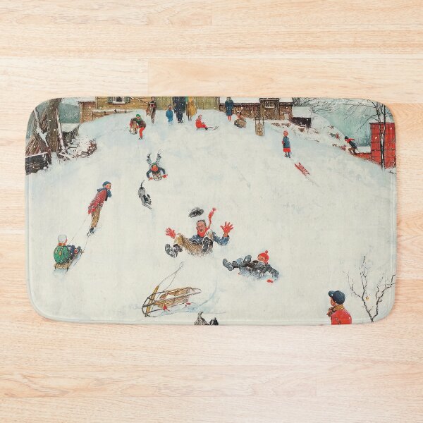 Item preview, Norman Rockwell, Sledding designed and sold by DavidSrna.