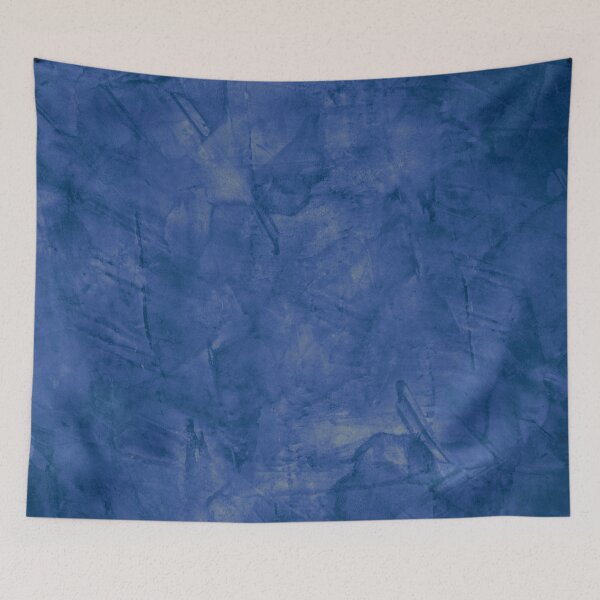 Item preview, Dark Venetian Plaster – Spooky Autumn Grunge Texture | Blue designed and sold by Frohyou.