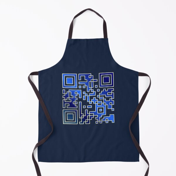 Item preview, Blue Gradient Geometric QR Code Art designed and sold by SahmatArt.