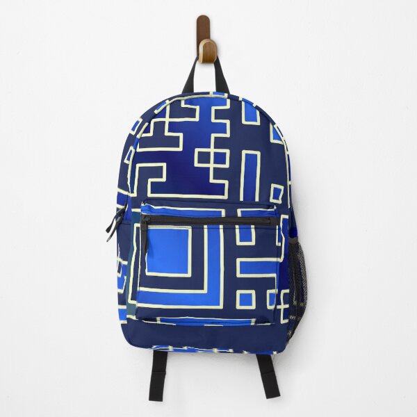 Item preview, Blue Gradient Geometric QR Code Art designed and sold by SahmatArt.