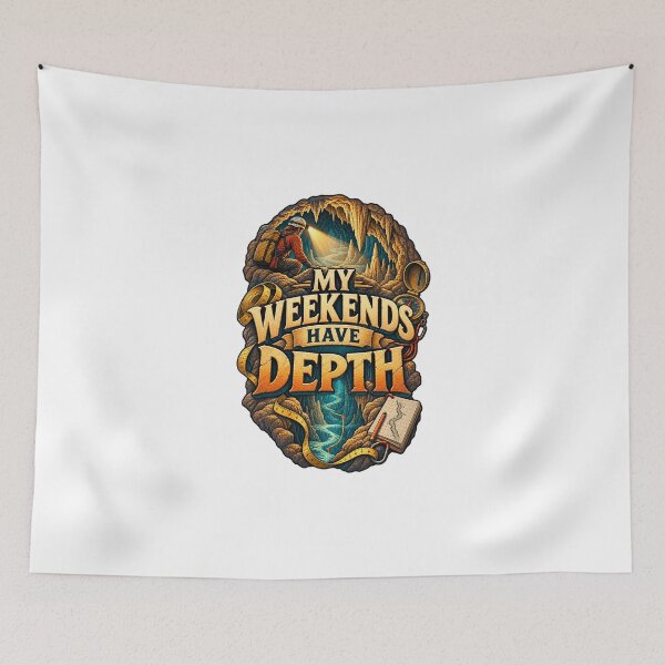 Item preview, Cave Explorer Gift - My Weekends Have Depth designed and sold by UrbanCanvvas.