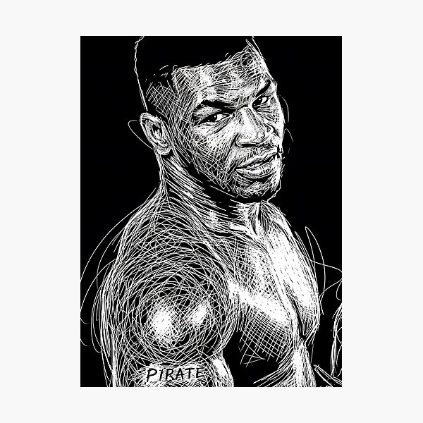 Item preview, mike tyson Scribel Art designed and sold by stoppedonlin.