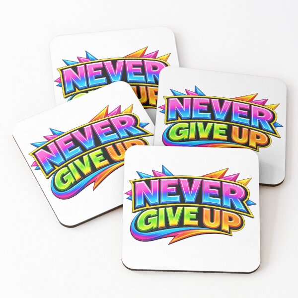 Item preview, Never Give Up - Clothing and accessories for the family designed and sold by POP FACTORY.