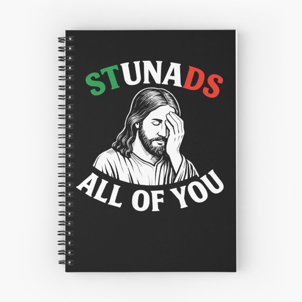 Item preview, Stunads All of You | Italian Flag Jesus Facepalm | Funny Christian Design designed and sold by Christian by Grace.