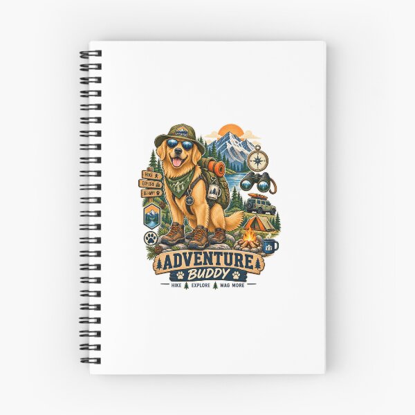 Item preview, Modern Adventure Dog Character Outdoor Lifestyle Design designed and sold by A Light Worker.