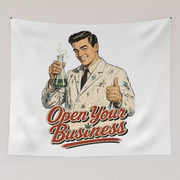 Item preview, Open Your Own Business – Vintage Sarcastic Humor designed and sold by Rust & Soul.