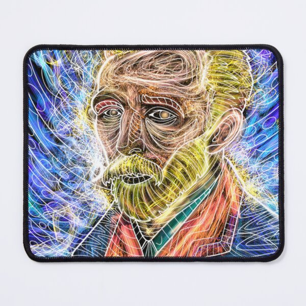 Item preview, trippy psychedelic van gogh portrait art designed and sold by Jay21743ori.