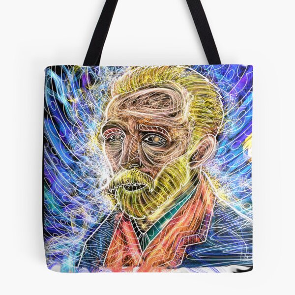 Item preview, trippy psychedelic van gogh portrait art designed and sold by Jay21743ori.