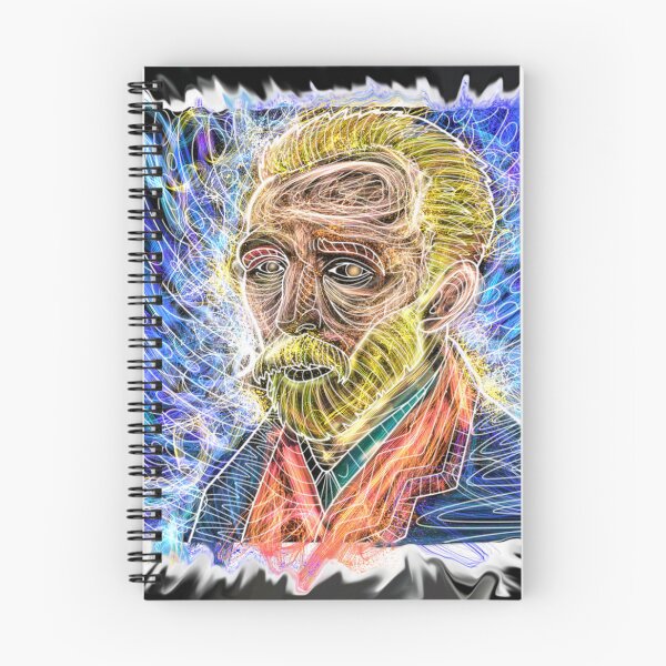 Item preview, trippy psychedelic van gogh portrait art designed and sold by Jay21743ori.