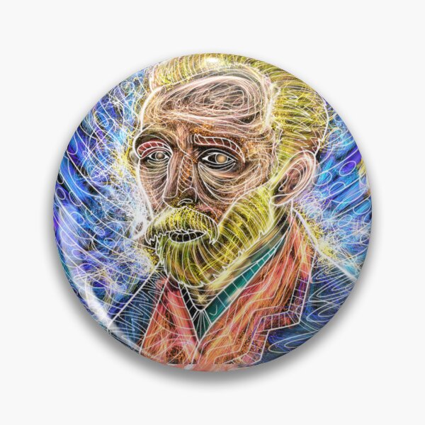 Item preview, trippy psychedelic van gogh portrait art designed and sold by Jay21743ori.
