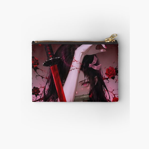 Item preview, Crimson Blade Rose Warrior – Dark Anime Inspired Samurai Art designed and sold by Dyan4.