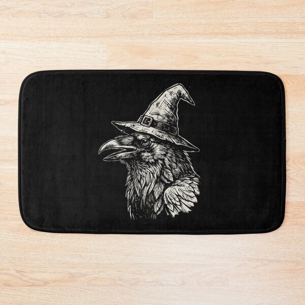 Item preview, Halloween Raven Witch Hat Gothic Dark Art designed and sold by SOUFIANE1991.