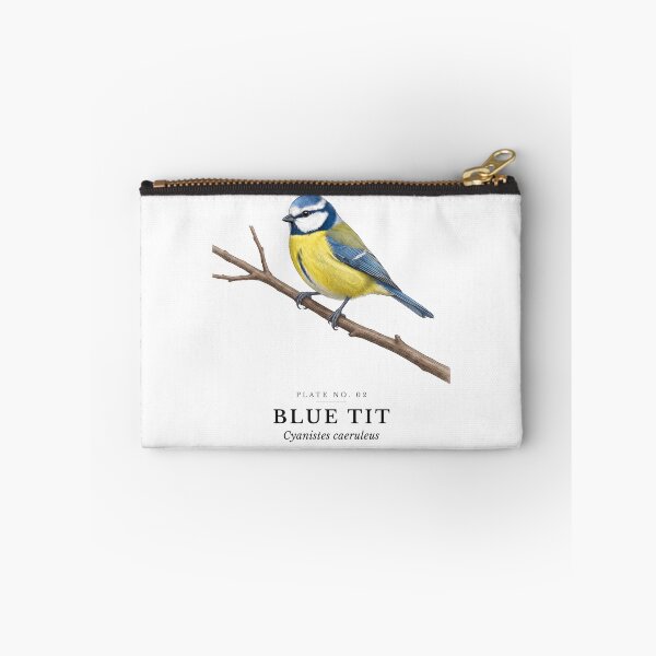 Item preview, Blue Tit Vintage Bird Plate - Cyanistes caeruleus designed and sold by SavannahMerch.