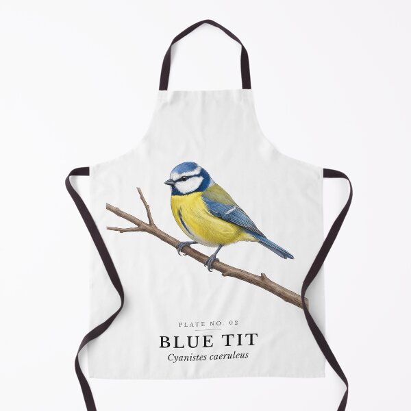 Item preview, Blue Tit Vintage Bird Plate - Cyanistes caeruleus designed and sold by SavannahMerch.