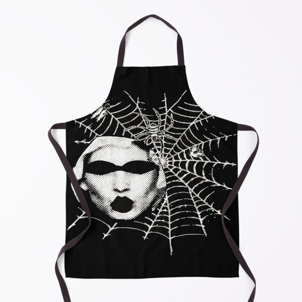 Item preview, Spiderweb Halftone Face / Dark Academia designed and sold by weirdove.