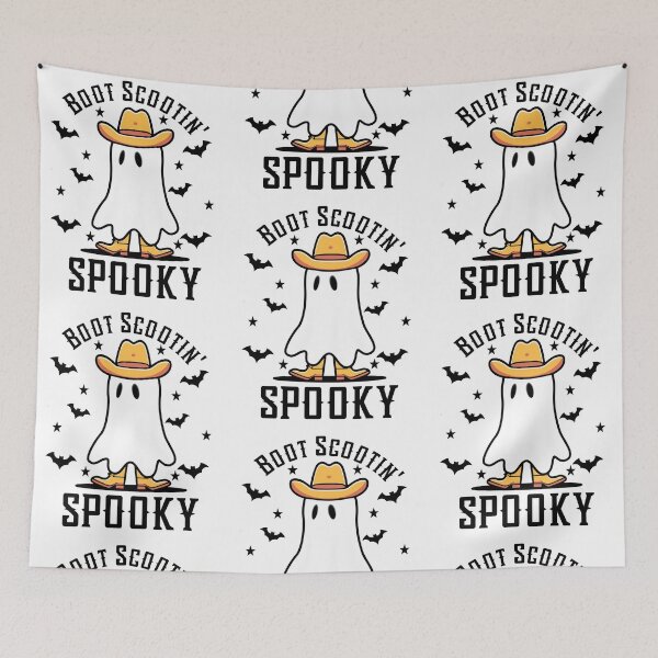 Item preview, Boot Scootin Spooky, Cute Spooky, Halloween Gift, Cowboy Ghost, Western Halloween designed and sold by aponwao.